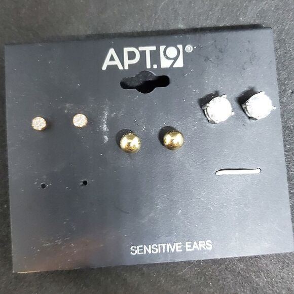 Apt. 9 3 Pairs of Earrings - Picture 1 of 1